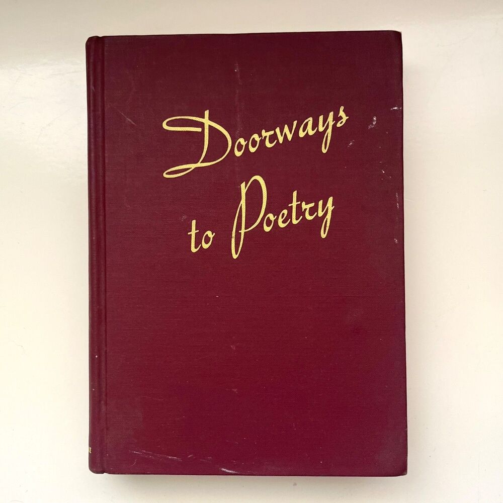 Doorways to Poetry First Edition 1938 by Louis Untermeyer Harcourt, Brace and Co